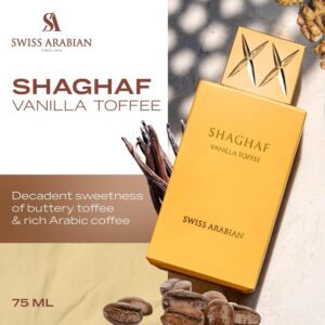 Swiss Arabian's SHAGHAF VANILLA TOFFEE