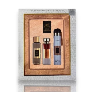 Ard Al Zaafaran Oud Romancea 3 Piece Gift Set Bundle